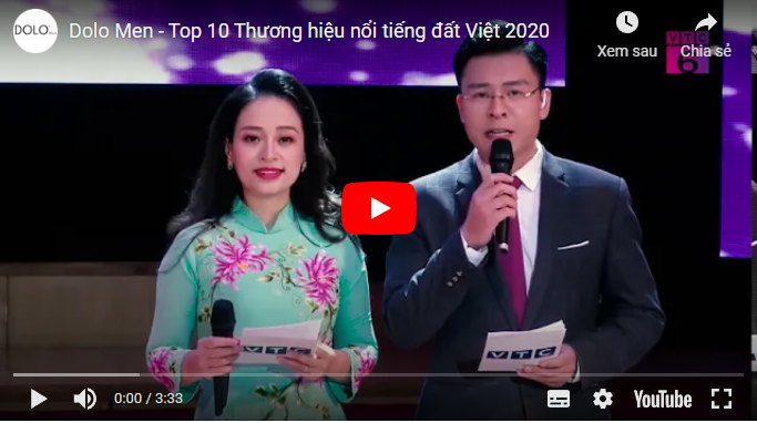 Dolo Men - Top 10 Thương hiệu nổi tiếng đất Việt 2020